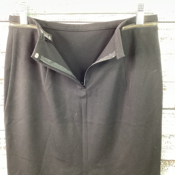 H & M SIZE 8‎ BLACK PENCIL SKIRT WORK GUC - Picture 8 of 10
